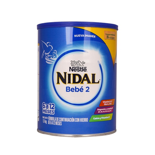 [FORMULAS PARA BEBES] LECHE NIDAL 2 POLVO 1.1KG