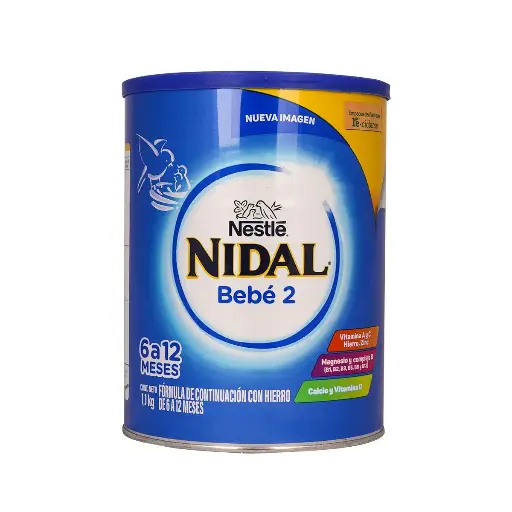 [FORMULAS PARA BEBES] LECHE NIDAL 2 POLVO 1.1KG