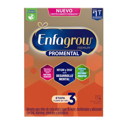 [FORMULAS PARA BEBES] LECHE ENFAGROW 3 PREMIUM 1.1KG