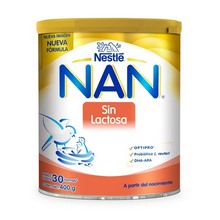 [FORMULAS PARA BEBES] LECHE NAN SIN LACTOSA 400G