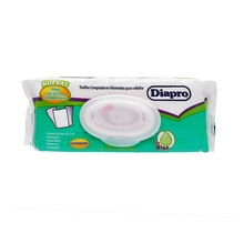 [CUIDADO PERSONAL,HIGIENE] TOALLAS DIAPRO HUMEDAS C/ALOE ADULTO C/42 PZ