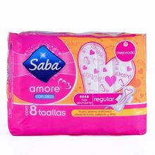[CUIDADO PERSONAL,HIGIENE] TOALLAS SANIT SABA AMORE C/A C/8