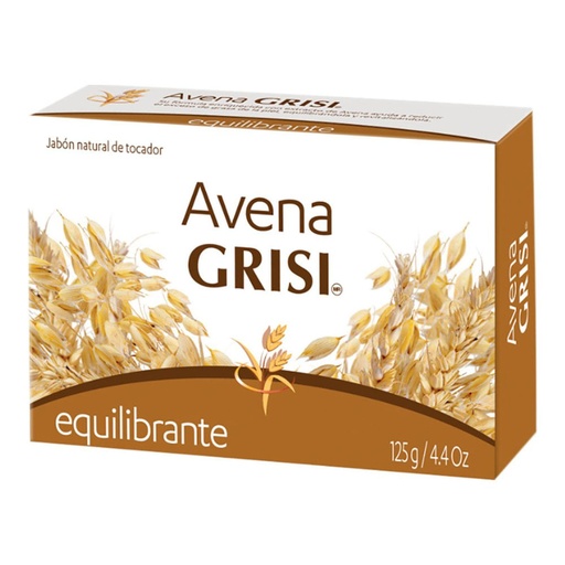 [CUIDADO PERSONAL,HIGIENE] JABON GRISI AVENA 125G
