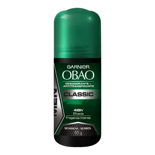 [CUIDADO PERSONAL,HIGIENE] DESODORANTE OBAO ROLL-ON CLASSIC 65G