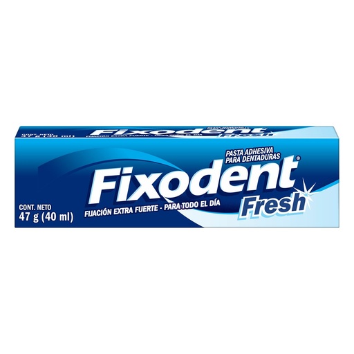 [CUIDADO PERSONAL,HIGIENE] ADHESIVO DENTAL FIXODENT FRESH 40 ML