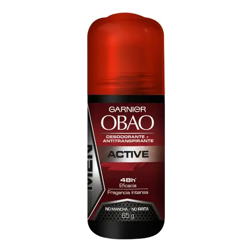 [CUIDADO PERSONAL,HIGIENE] DESODORANTE OBAO ROLL-ON ACTIVE 65G
