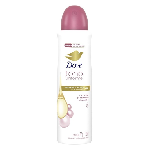 [CUIDADO PERSONAL,HIGIENE] DESODORANTE DOVE AEROSOL DERMO ACLARANT 150ML