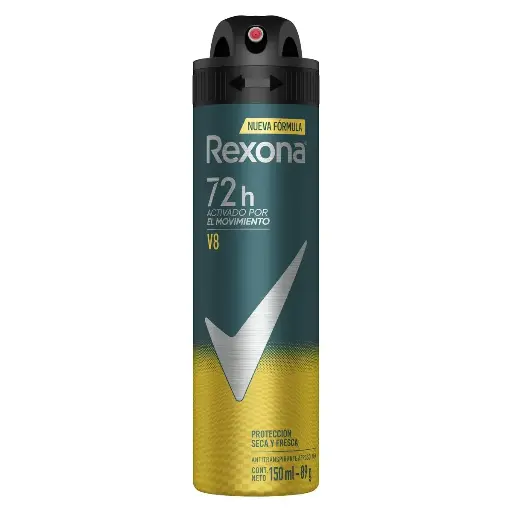 [CUIDADO PERSONAL,HIGIENE] DESODORANTE REXONA AEROSOL V8 150ML