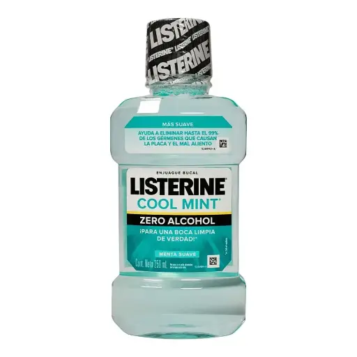 [CUIDADO PERSONAL,HIGIENE] LISTERINE ZERO MENTA SUAVE 250ML