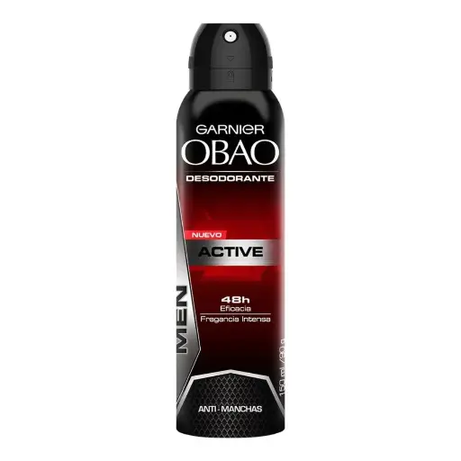 [CUIDADO PERSONAL,HIGIENE] DESODORANTE OBAO AEROSOL ACTIVE 150ML