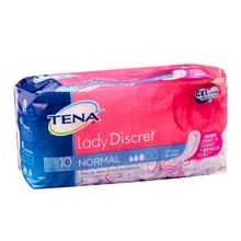 [CUIDADO PERSONAL,HIGIENE] TOALLAS SANIT TENA LADY NORMAL C/10