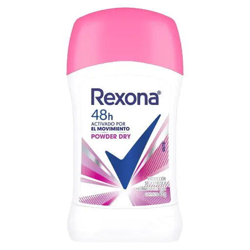 [CUIDADO PERSONAL,HIGIENE] DESODORANTE REXONA POWDER-DRY 48H STICK 45GR