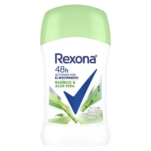 [CUIDADO PERSONAL,HIGIENE] DESODORANTE REXONA STICK BAMBOO 45G