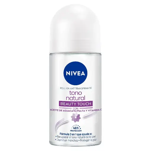 [CUIDADO PERSONAL,HIGIENE] DESODORANTE NIVEA ACLARADO NAT ROLL-ON 50ML