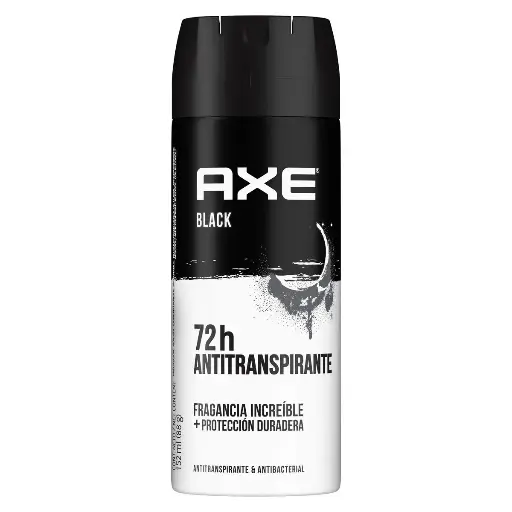 [CUIDADO PERSONAL,HIGIENE] DESODORANTE AXE AEROSOL BLACK SECO 152ML
