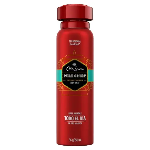 [CUIDADO PERSONAL,HIGIENE] DESODORANTE OLD SPICE AEROSOL PURE SPORT 150ML