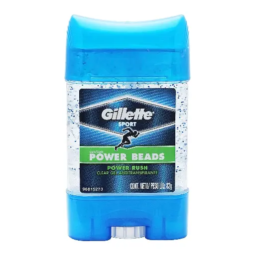 [CUIDADO PERSONAL,HIGIENE] DESODORANTE GILLETTE GEL BEADS POWER RUSH 82G