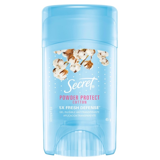 [CUIDADO PERSONAL,HIGIENE] DESODORANTE SECRET GEL POWDER 45G