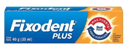 [CUIDADO PERSONAL,HIGIENE] ADH DENT FIXODENT PLUS 35 ML *