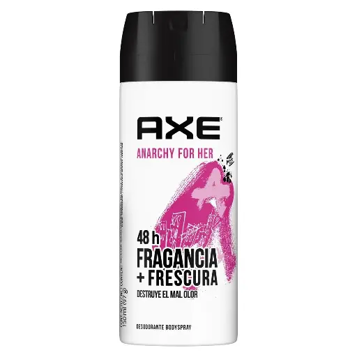 [CUIDADO PERSONAL,HIGIENE] DESODORANTE AXE AEROSOL ANARCHY W 150ML