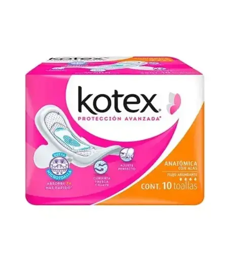 [CUIDADO PERSONAL,HIGIENE] TOALLAS SANIT FREESOFT ANATDELGALAS CON 10