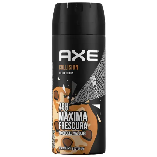 [CUIDADO PERSONAL,HIGIENE] DESODORANTE AXE COLLISION SPRAY150ML
