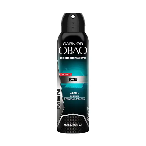 [CUIDADO PERSONAL,HIGIENE] DESODORANTE OBAO AEROSOL ICE 150ML
