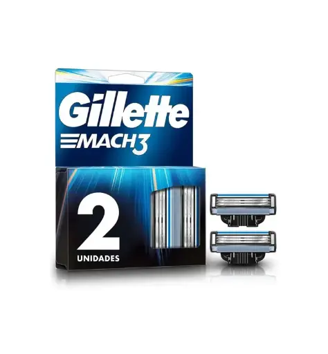 [CUIDADO PERSONAL,HIGIENE] GILLETTE MACH3 SNSIT CARTUCHO CON 2