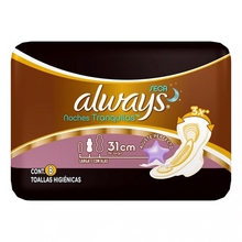 [CUIDADO PERSONAL,HIGIENE] ALWAYS TOALLAS NOC SEC C/ALAS C/8