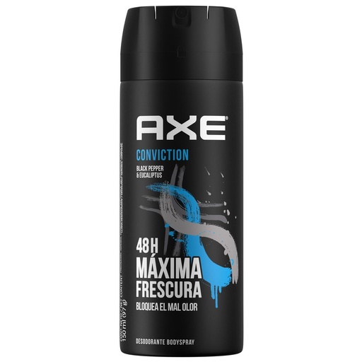 [CUIDADO PERSONAL,HIGIENE] DESODORANTE AXE AEROSOL CONVICTION 150ML
