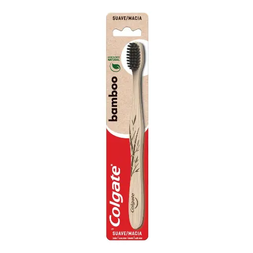 [CUIDADO PERSONAL,HIGIENE] CEPILLO DENTAL COLGATE BAMBOO SUAVE CON 1