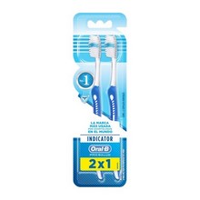 [CUIDADO PERSONAL,HIGIENE] CEPILLO DENTAL ORAL-B INDICATOR C/2*
