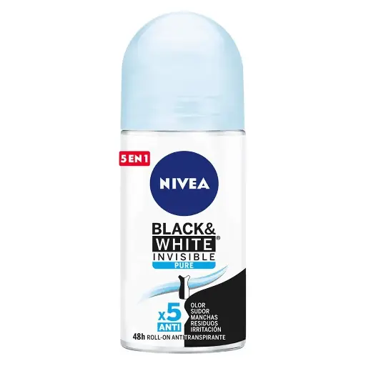 [CUIDADO PERSONAL,HIGIENE] DESODORANTE NIVEA ROLL-ON INVISIBLE PURE 50ML