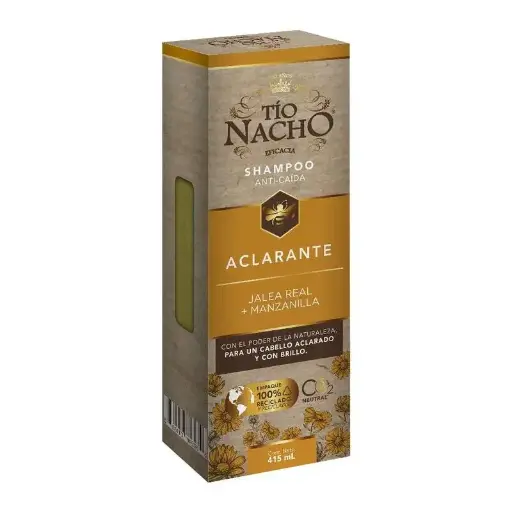 [CUIDADO PERSONAL,HIGIENE] SHAMPOO TIO NACHO ANT-CAID ACLARADO 415ML