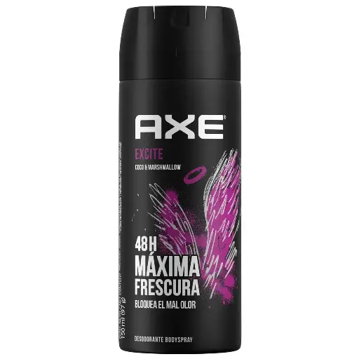 [CUIDADO PERSONAL,HIGIENE] DESODORANTEORANTE AXE AEROSOL EXCITE 150ML