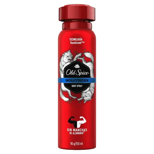 [CUIDADO PERSONAL,HIGIENE] DESODORANTE OLD SPICE AEROSOL WOLFTHORN 150ML