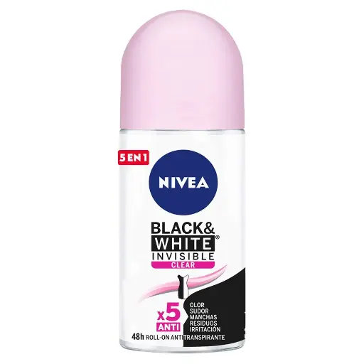 [CUIDADO PERSONAL,HIGIENE] DESODORANTE NIVEA ROLL-ON INVISIBLE CLEAR 50ML