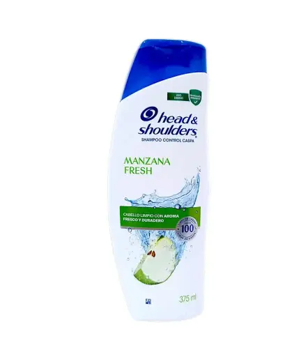 [CUIDADO PERSONAL,HIGIENE] SHAMPOO HEAD SHOULDERS MANZANA FRESHAMPOO 375ML