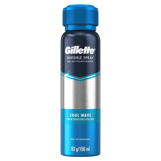 [CUIDADO PERSONAL,HIGIENE] DESODORANTE GILLETTE AEROSOL COOL WAVE 150ML