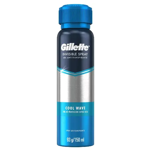 [CUIDADO PERSONAL,HIGIENE] DESODORANTE GILLETTE AEROSOL COOL WAVE 150ML