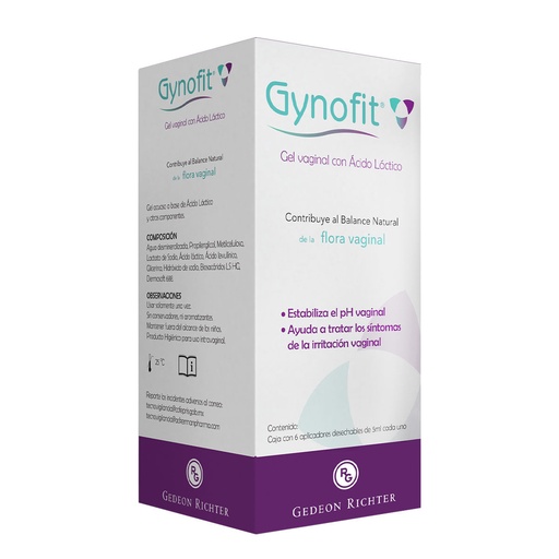 [CUIDADO PERSONAL,HIGIENE] GYNOFIT GEL VAGINAL 5ML APLIC CON 6
