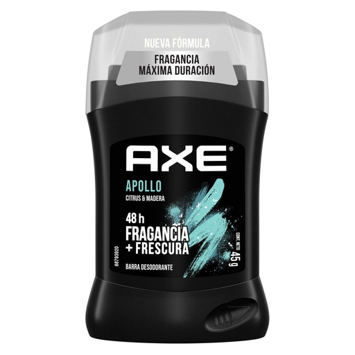 [CUIDADO PERSONAL,HIGIENE] DESODORANTE AXE STICK APOLLO 45G