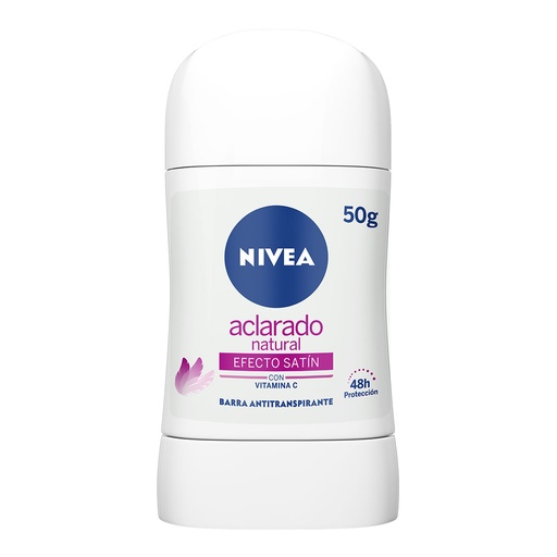 [CUIDADO PERSONAL,HIGIENE] DESODORANTE NIVEA BARRA ACLARADO EFECTO SANTIN 50G