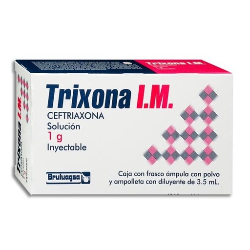 [CEFTRIAXONA] TRIXONA IM 1G INYECTABLE CON 1 (GI)
