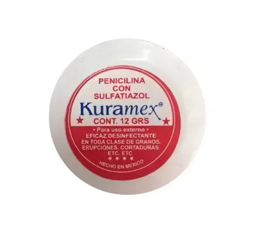 [SULFATIAZOL,PENICILINA] KURAMEX UNGUENTO ROJO 12G