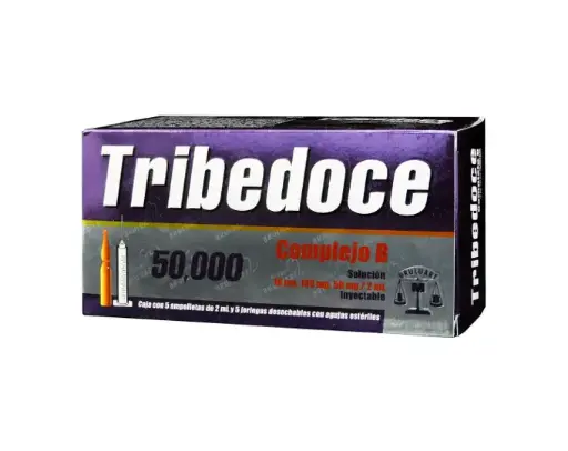 [COMPLEJO B] TRIBEDOCE 50,000 INYECTABLE 2ML CON 5 (GI)