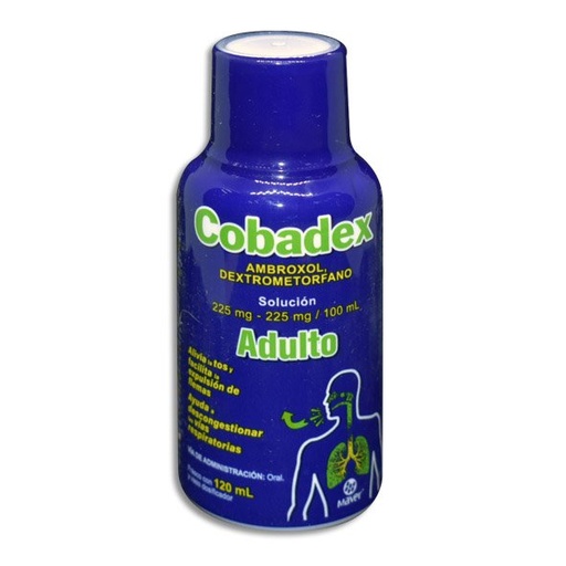[DEXTROMETORFANO,AMBROXOL] COBADEX AD SOLUCION 120ML (GI)