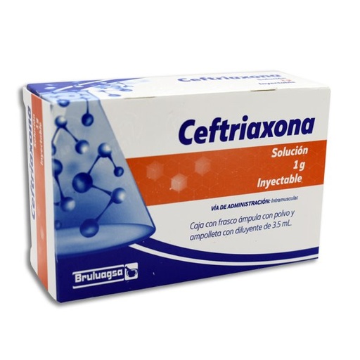 [CEFTRIAXONA] CEFTRIAXONA BRULUAGSA IM 1G 3.5ML (GI)