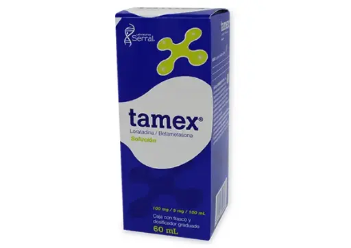 [LORATADINA,BETAMETASONA] TAMEX 100/5MG SOLUCION 60ML (GI)