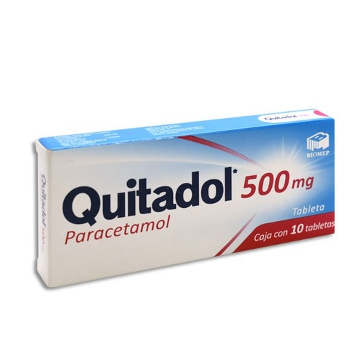 [PARACETAMOL] QUITADOL 500MG TABLETAS C/10 (GI)